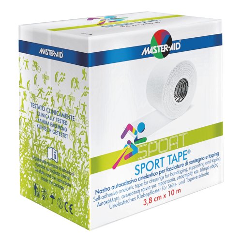 Master Aid Sport Tape Nastro Autoadesivo Anelastico 3,8cm X 10m