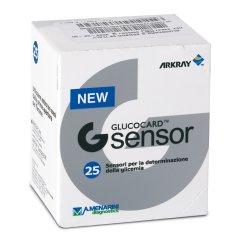 glucocard g sensor 25 strisce reattive