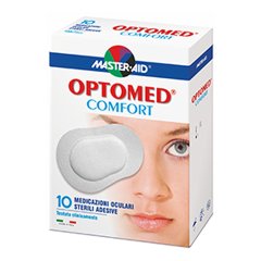 master aid optomed comfort medicazione oculare adesiva sterile 10 pezzi