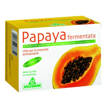 papaya fermentata 30 compresse - specchiasol