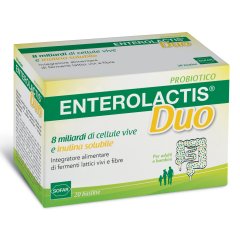 enterolactis duo integratore di fermenti lattici e fibre 20 bustine