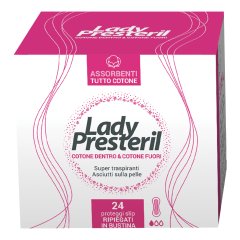 Lady Presteril Proteggi Slip Cotone Pocket 24 Pezzi