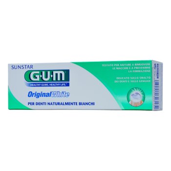 gum original white dentifricio sbiancante 75ml