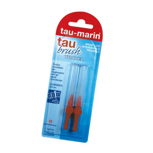 Tau-Marin Brush Travel Scovolino Cilindrico Tascabile