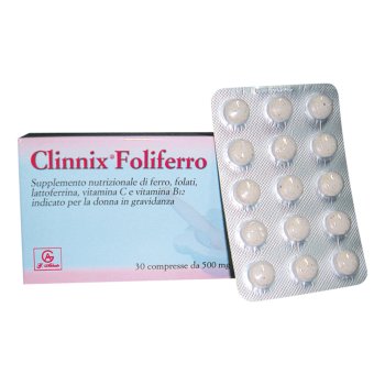 clinnix-foliferro integ 30 cpr