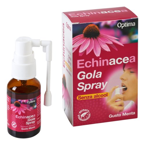 Optima Echinacea Gola Spray Senza Alcool Gusto Menta 20ml