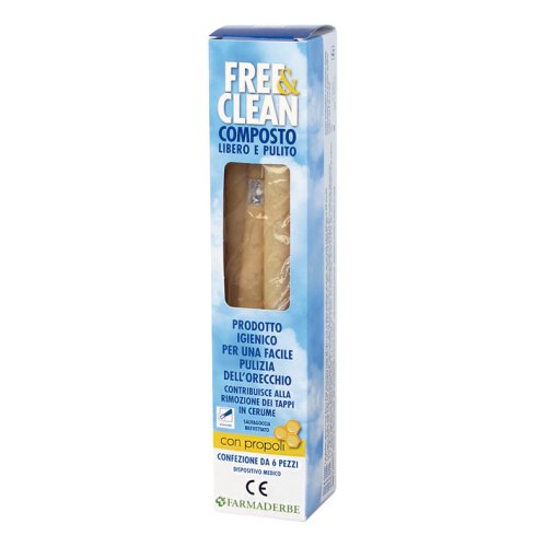 FREE&CLEAN CONI ORECCHIO 6PZ