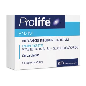 prolife enzimi integratore di fermenti lattici 30 capsule