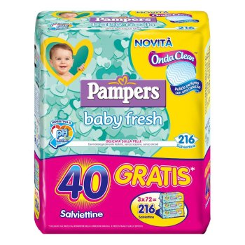 pampers wipes baby fresh3x72pz