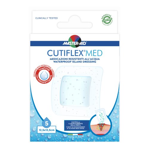 Master Aid Cutiflex Cerotti Acqua Stop 12,5 X 12,5cm 5 Pezzi