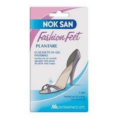 noksan fashion cuscinetto in gel invisibile plantare