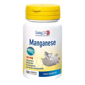 longlife manganese 10mg100cpr