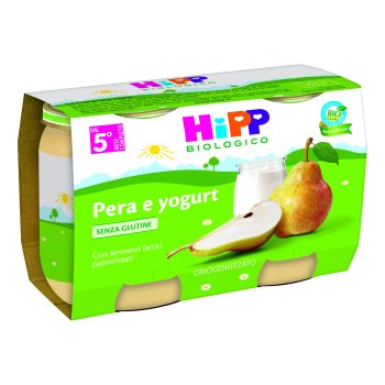 hipp bio omo pera yogurt 2x125g