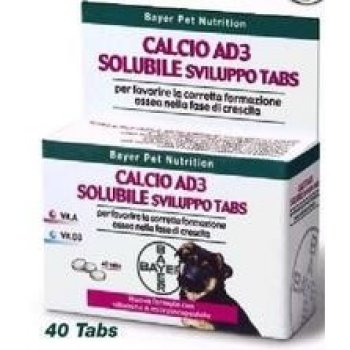 calcio-ad3 solub sviluppo 40 cpr