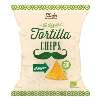 trafo bio organic - tortillas chips naturali 75g
