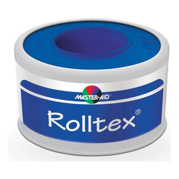 master aid rolltex cerotto su rocchetto tela bianca m 5 x 1,25 cm.