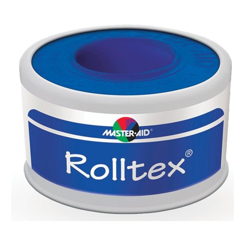 Master Aid Rolltex Cerotto Su Rocchetto Tela Bianca 5mt x 1,25cm