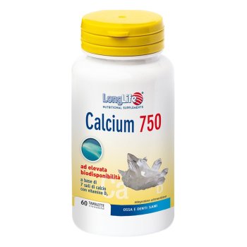 calcium 60tav 750mg long life