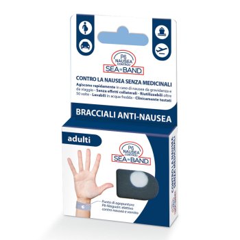 seaband p6 nausea control bracciale anti-nausea per adulti
