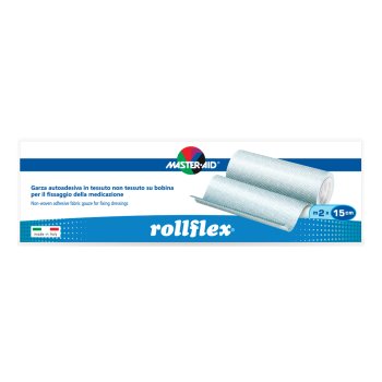 master aid rollflex garza autoadesiva m 2 x 15 cm
