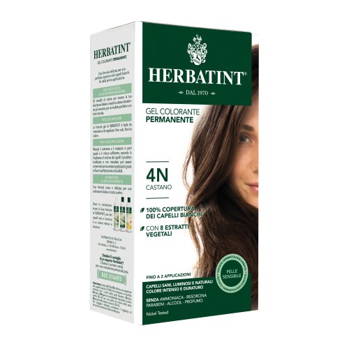 Herbatint Gel Colorante Permanente Senza Ammoniaca 4n Castano 135ml