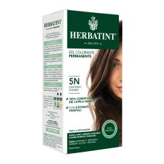 herbatint gel colorante permanente senza ammoniaca 5n castano chiaro 135ml