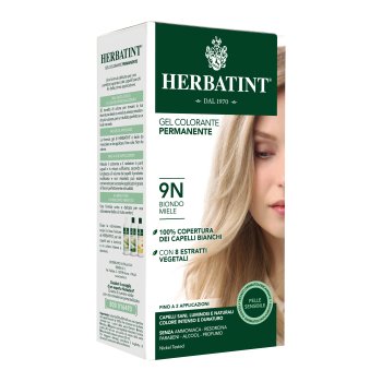 herbatint gel colorante permanente senza ammoniaca 9n biondo miele 135ml