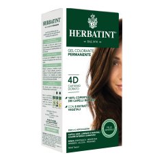 herbatint gel colorante permanente senza ammoniaca 4d castano dorato 135ml