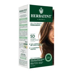 herbatint gel colorante permanente senza ammoniaca 5d castano chiaro dorato 135ml