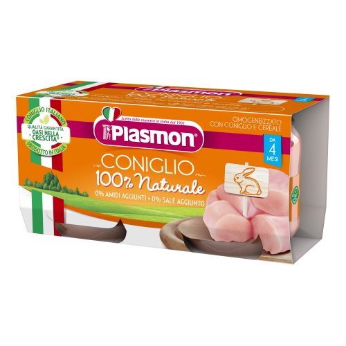 Plasmon Omog Coniglio 80gx2pz