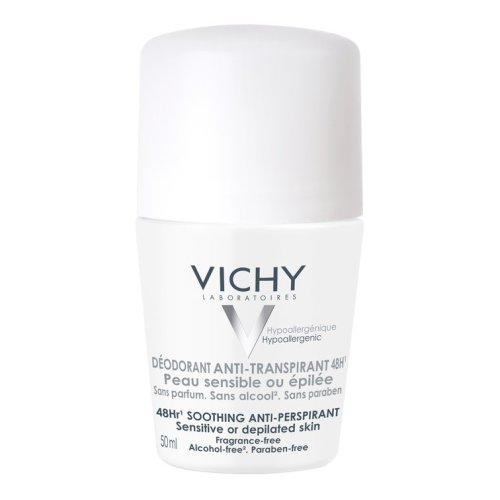 Vichy Deodorante Anti-Traspirante 48h - Pelle Sensibile O Depilata Roll-On 50ml