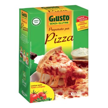 giusto prep pizza s/glut 440g
