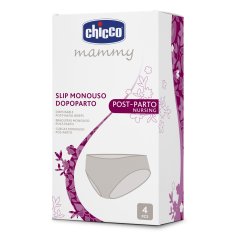 chicco mamma donna slip monouso dopo parto in tnt taglia 3 confezione da 4 pezzi