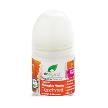 dr.organic manuka honey deodorante roll-on 50ml