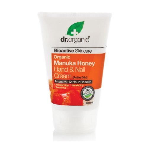 Dr Organic - Manuka Honey Hand & Nail Cream Crema Mani Antiossidante E Protettiva 125ml