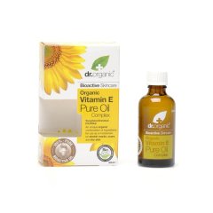 dr organic - vitamin e pure oil complex lenitivo e nutriente per la pelle da normale a secca 50ml