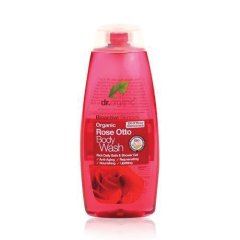 dr organic - rose otto body wash gel doccia 250ml