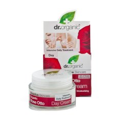 dr organic - rose otto day cream crema da giorno all'essenza di rosa 50ml