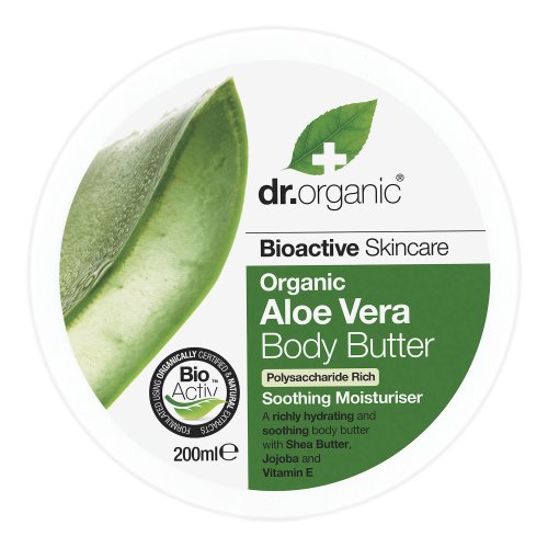 Dr Organic - Aloe Vera Body Butter Burro Corpo Idratante E Lenitivo 200ml