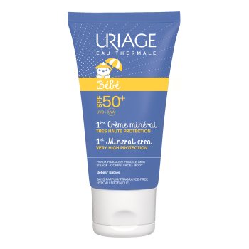 uriage - bariesun spf 50+ creme solare minerale protezione molto alta resistente all'acqua 100ml