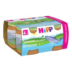 hipp bio omo salmone verd2x80g