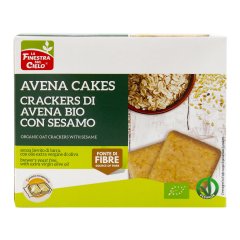 la finestra sul cielo - crackers avena+sesamo 250g