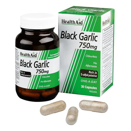 BLACK GARLIC 750MG 30CPS HEALTH