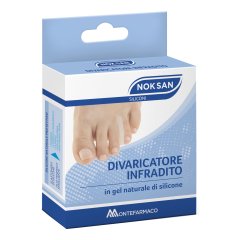 noksan divaricatore infradito in gel naturale di silicone taglie l+m