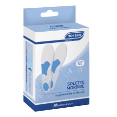 noksan solette morbide in gel naturale di silicone taglia s 2 pezzi