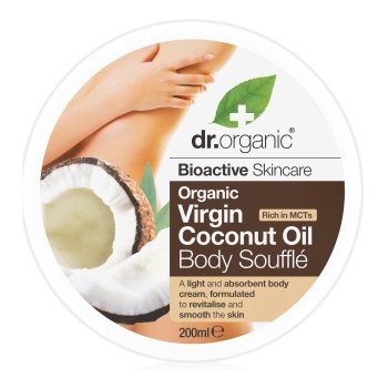 dr organic coconut body souffl