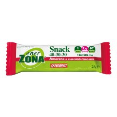 enervit enerzona snack 40-30-30 amarena cioccolato fondente 1 barretta