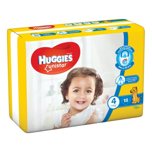 HUGGIES UNISTAR4 MAXI 7/18KG 18P