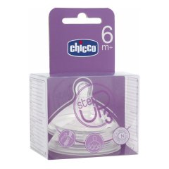 chicco tettarella step up flusso pappa confezione da 2 pezzi 6m+