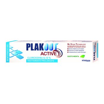 plakout active dentifricio gel clorexidina 0,12% 75ml